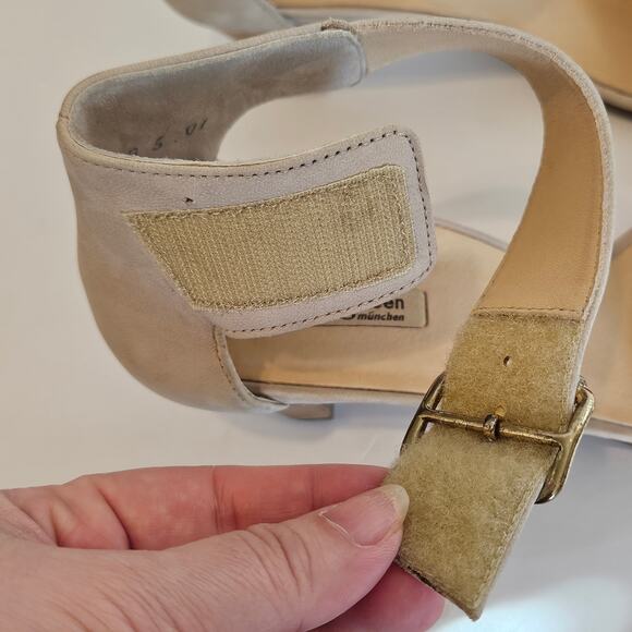 Paul Green Violet Sabina Combo Ankle Straps Heeled Sandals Women's Size 7.5 - Picture 9 of 15